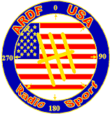 ARDF USA lapel pin