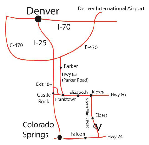 Denver-to-Elbert map