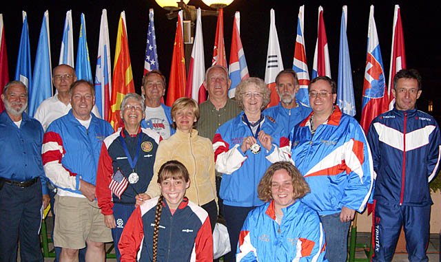 Team USA 2010 after first competition day